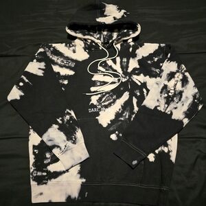 Darc Sport Black and White Tie-Dye Hoodie